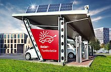 Solartankstelle-Fotolia_56182061_M-web, Elektromobilität, Mobilität